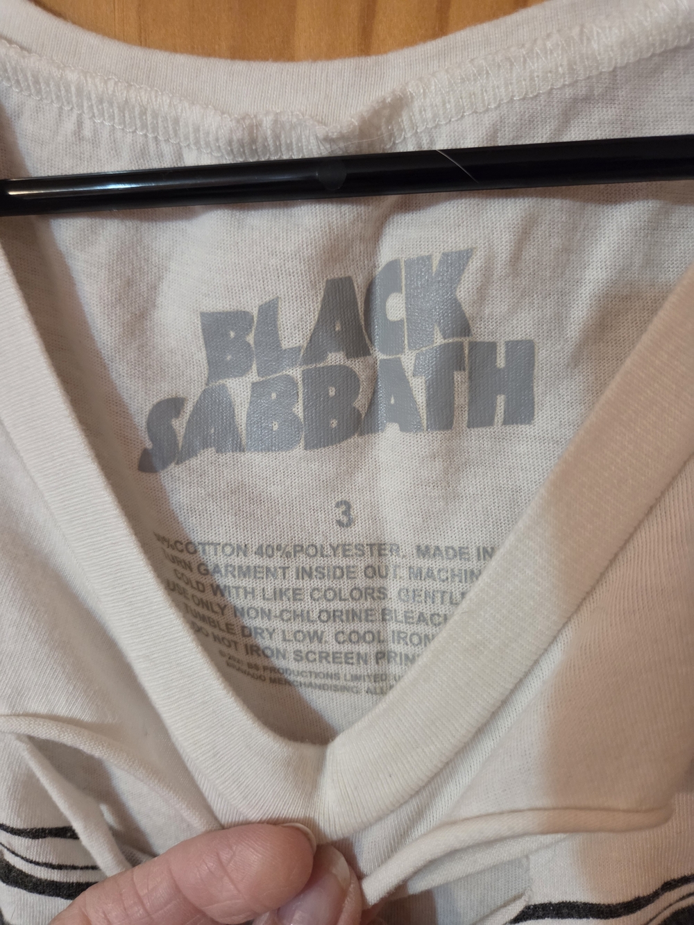 torrid White Black Sabbath Graphic Tank - Picture 2 of 3